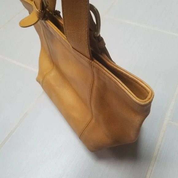 Coach Vintage Waverly Bag Saffron  Yellow #4133 - Picture 11 of 16